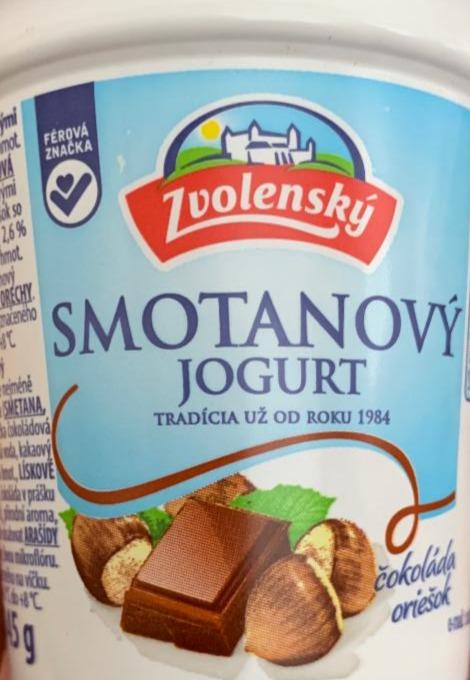 Fotografie - Smotanový jogurt čokoláda oriešok Zvolenský