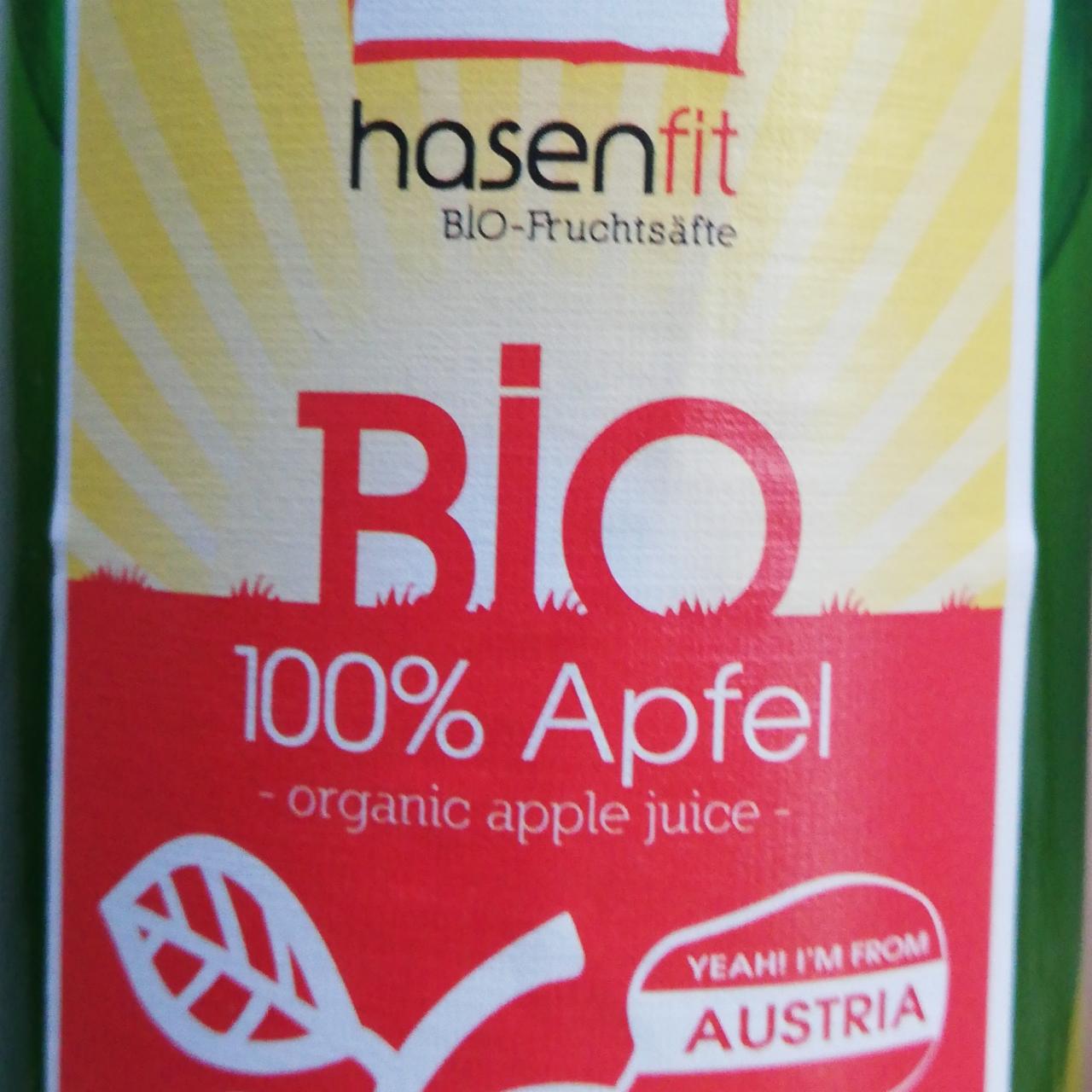 Fotografie - Bio 100% Apfel - organic apple juice hasenfit