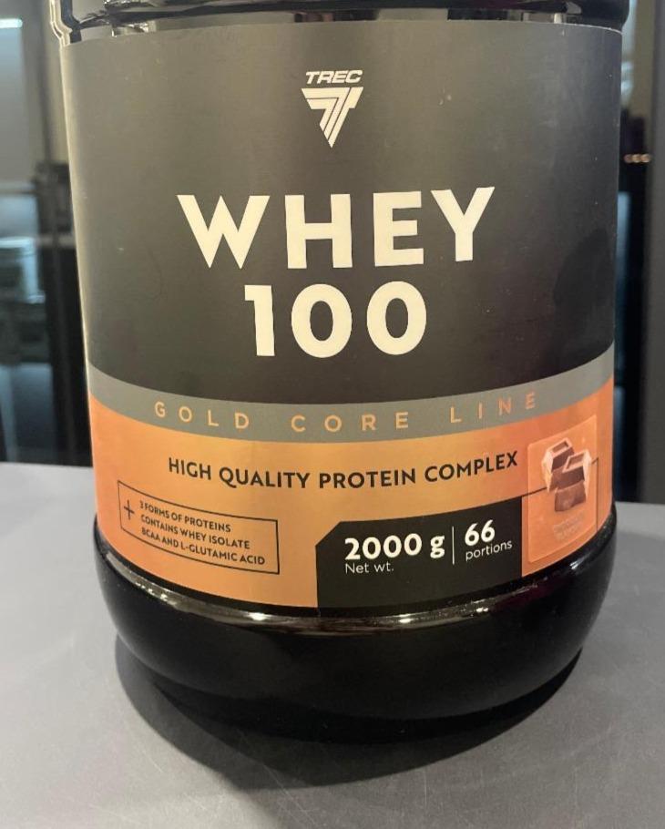 Fotografie - Whey 100 Gold Core Line Chocolate Trec