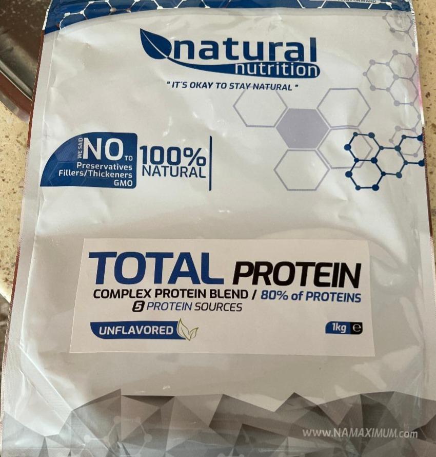 Fotografie - Total protein Unflavored Natural nutrition