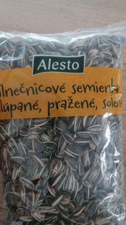 Fotografie - slnečnicové semienka nelupane, pražené, solene Alesto
