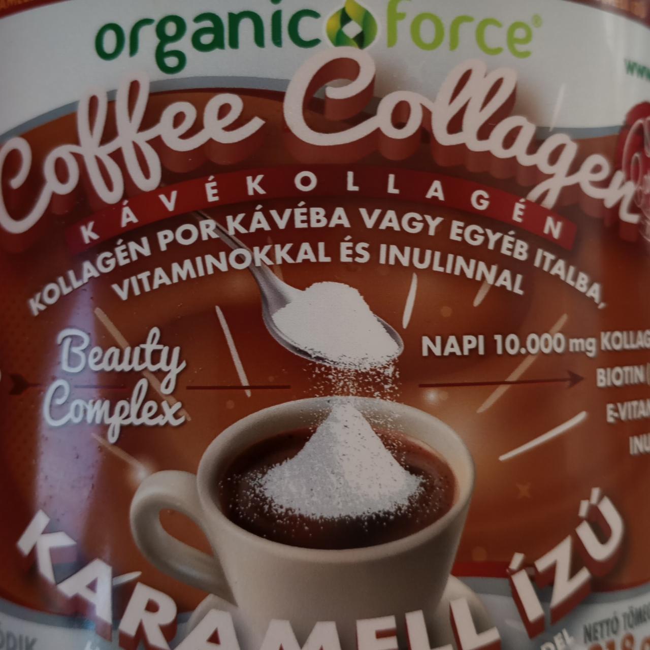 Fotografie - Coffee Collagen karamell ízű Organic force