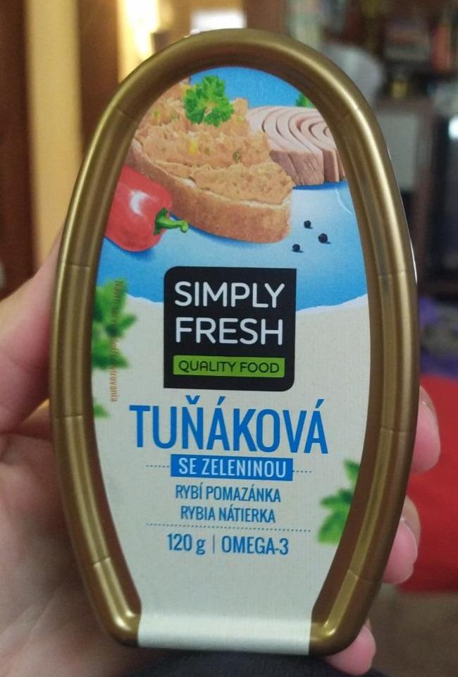 Fotografie - Tuňáková se zeleninou Rybí pomazánka Simply Fresh