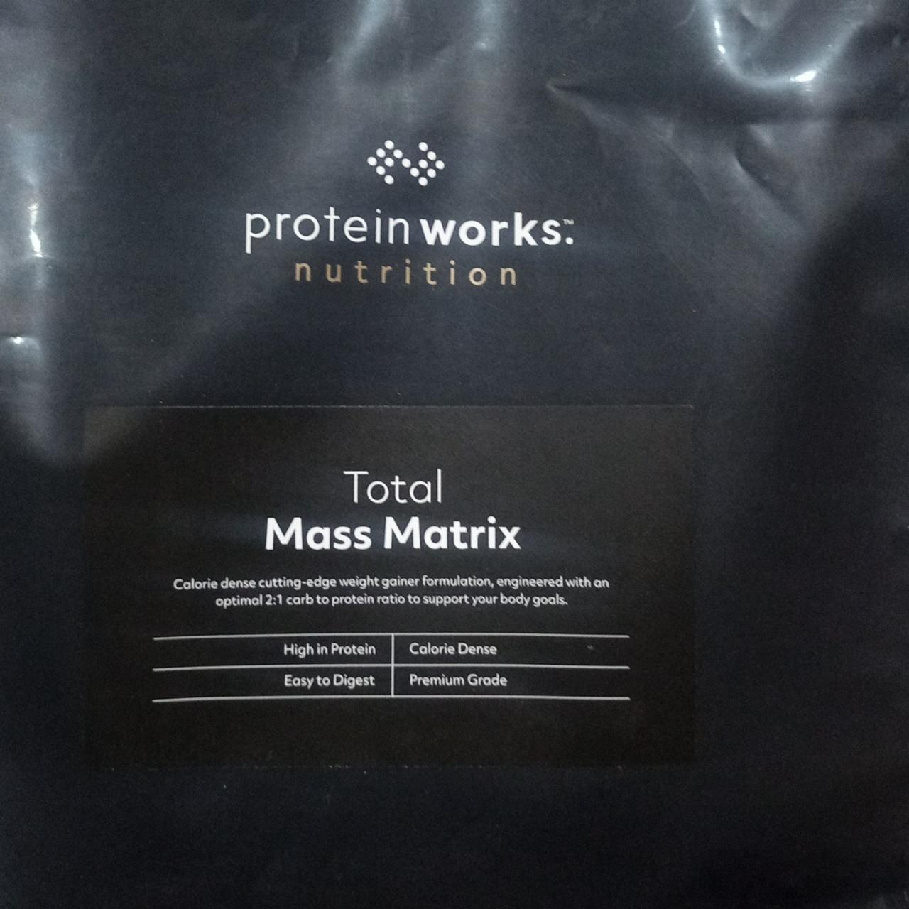 Fotografie - Total Mass Matrix cookies and cream Protein works