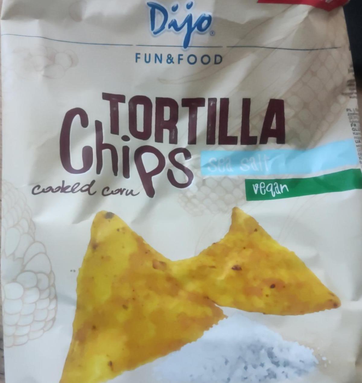 Fotografie - Tortilla Chips sea salt vegan Dijo