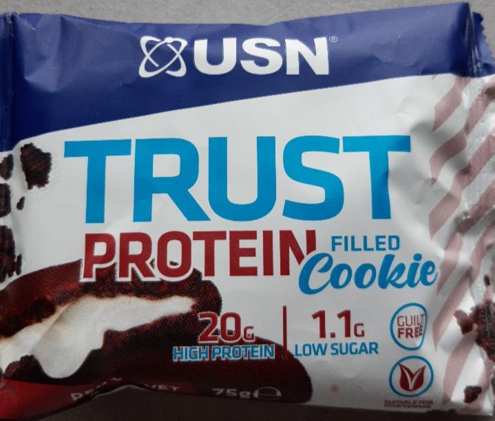 Fotografie - Trust Protein Cookie Red Velvet USN