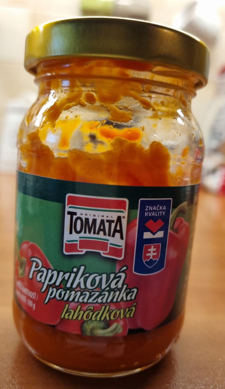 Fotografie - Papriková pomazánka ľahôdková Tomata