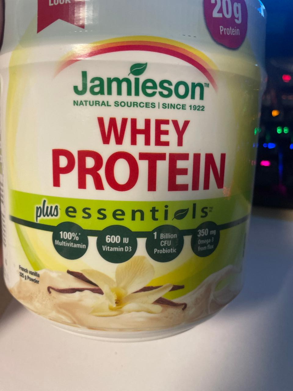 Fotografie - Jamieson essentials plus protein vanilka