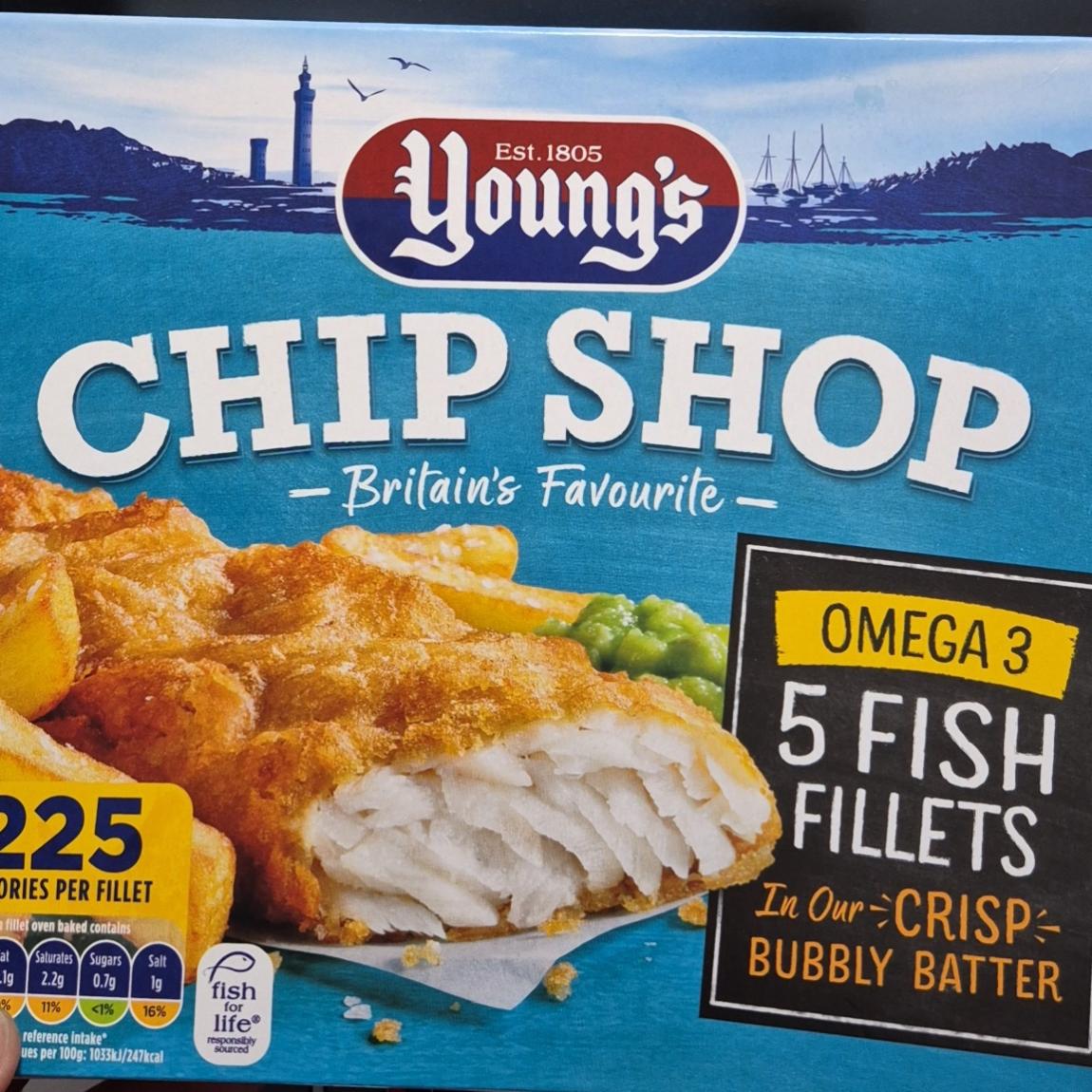Fotografie - Chip Shop 5 Fish fillets Young's