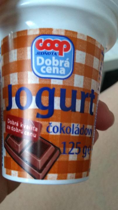 Fotografie - jogurt coop čokoládový 