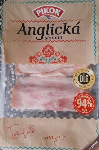 Fotografie - Anglická slanina 94% bravčový bok Pikok