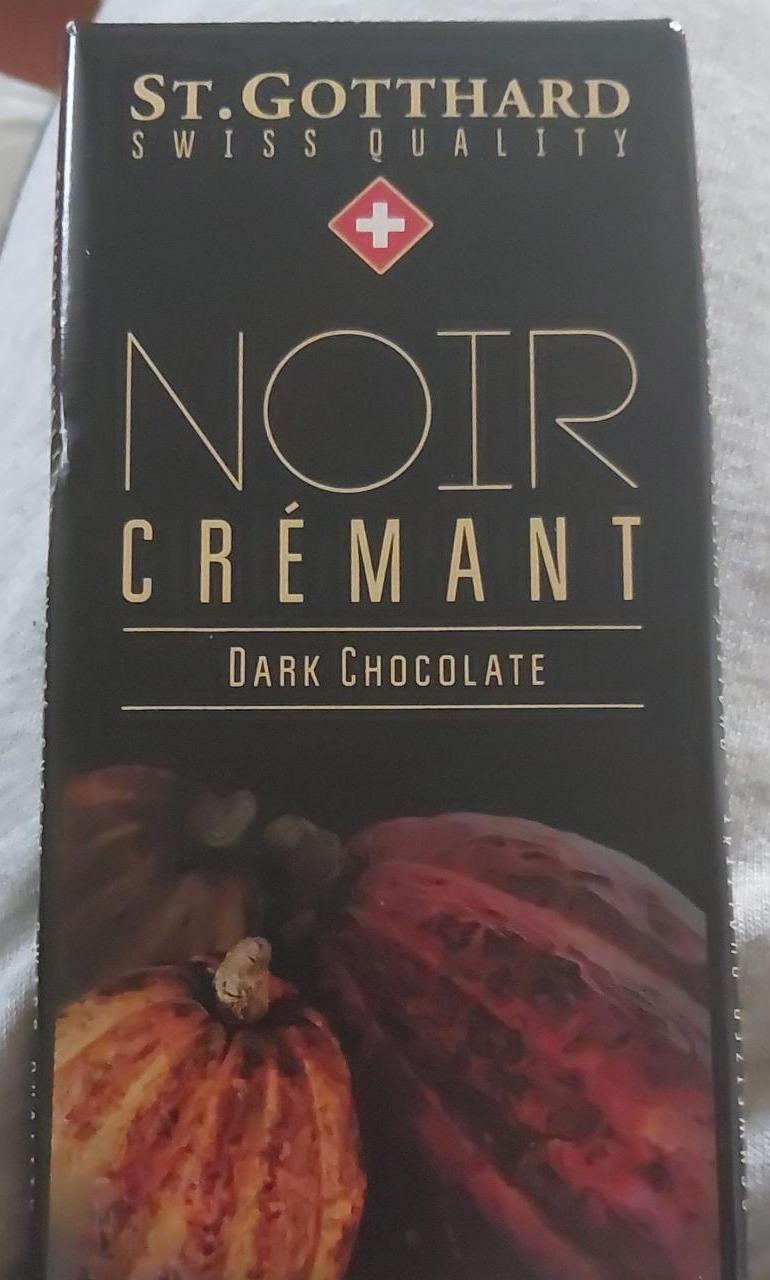Fotografie - Noir Crémant Dark chocolate St.Gotthard