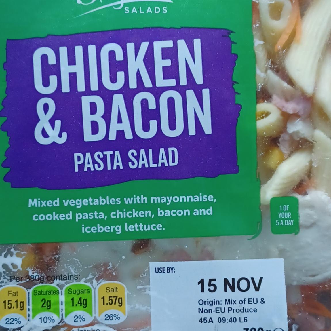 Fotografie - Chicken & Bacon pasta salad