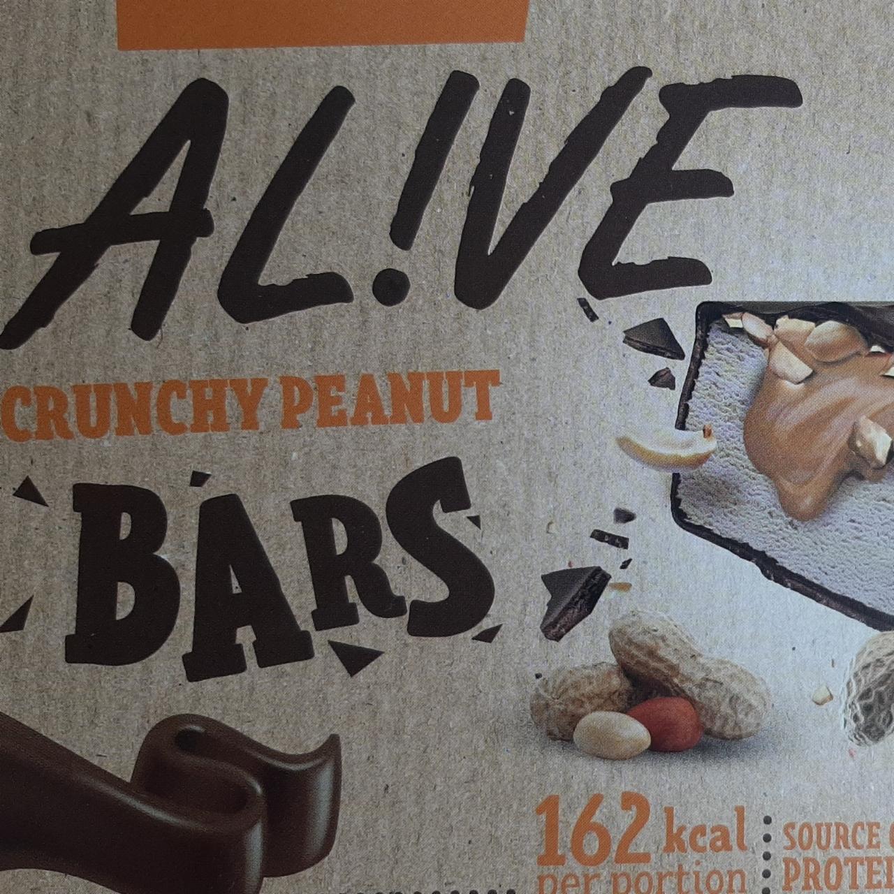 Fotografie - alive crunchy peanut bar