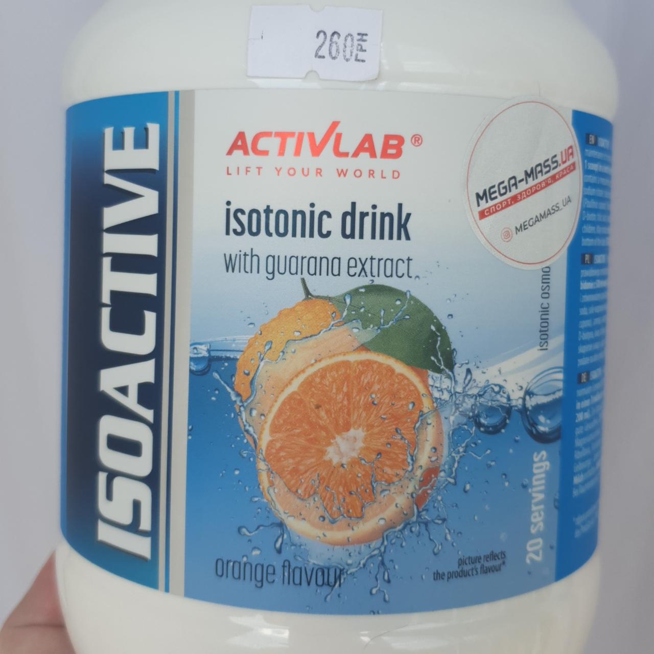 Fotografie - ActivLab Isoactive isotonic drink