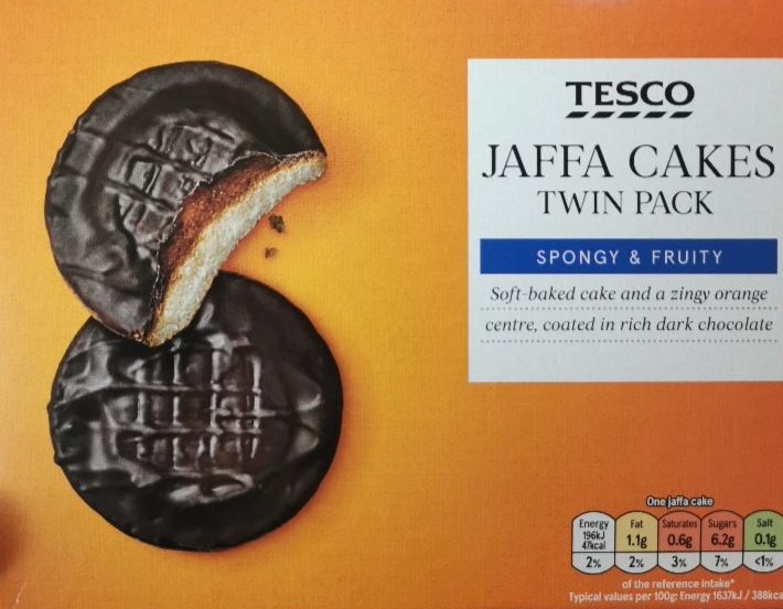 Fotografie - Tesco Jaffa Cakes Twin Pack