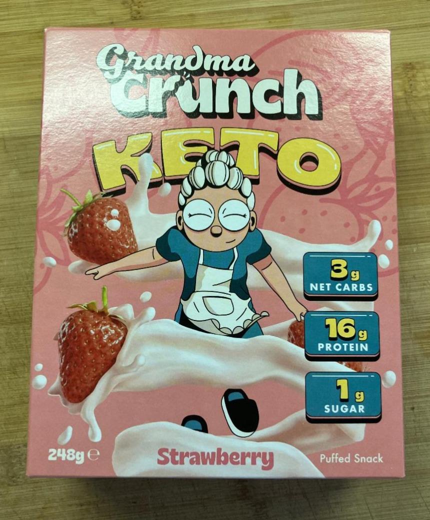 Fotografie - Keto Strawberry Grandma Crunch