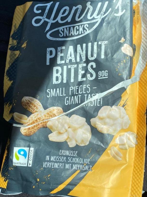 Fotografie - peanut bites Henry´s snacks