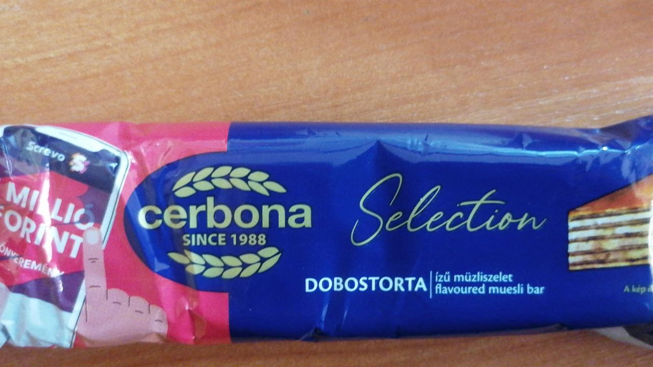 Fotografie - Cerbona Selection Dobostorta flavoured muesli bar