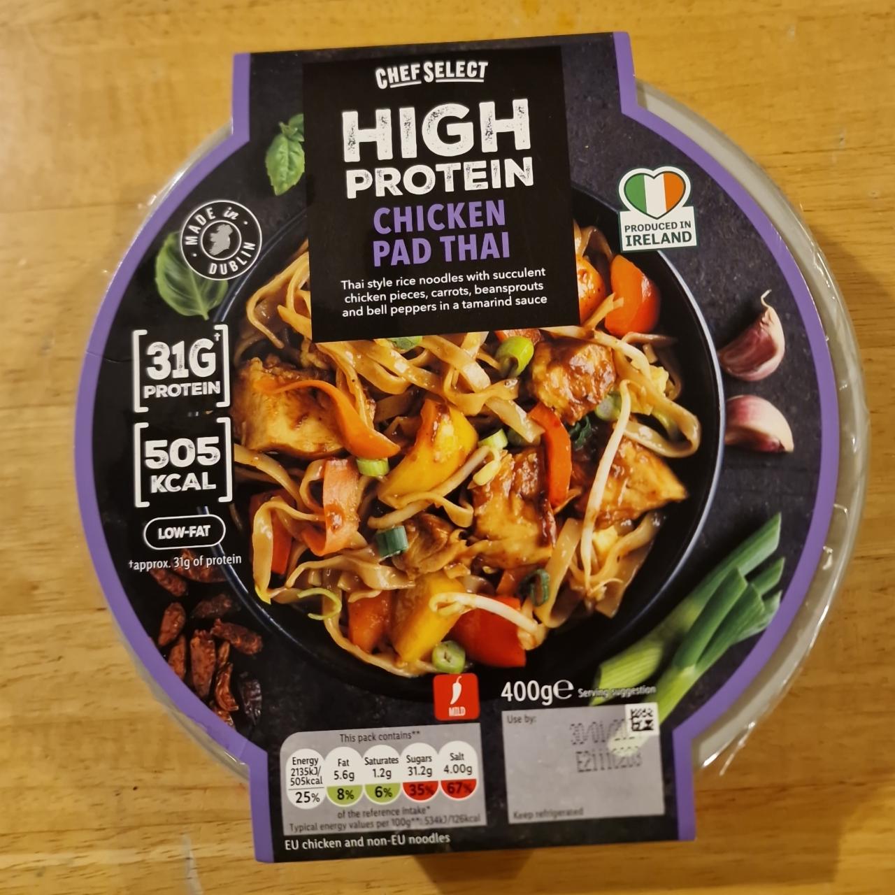 Fotografie - High Protein Chicken Pad Thai Chef Select