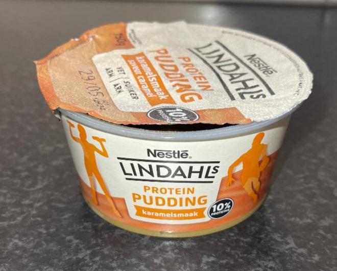 Fotografie - Lindahls Protein Pudding karamelsmaak Nestlé
