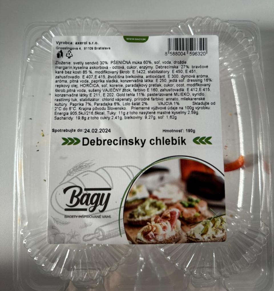 Fotografie - debrecinsky chlebik Bagy