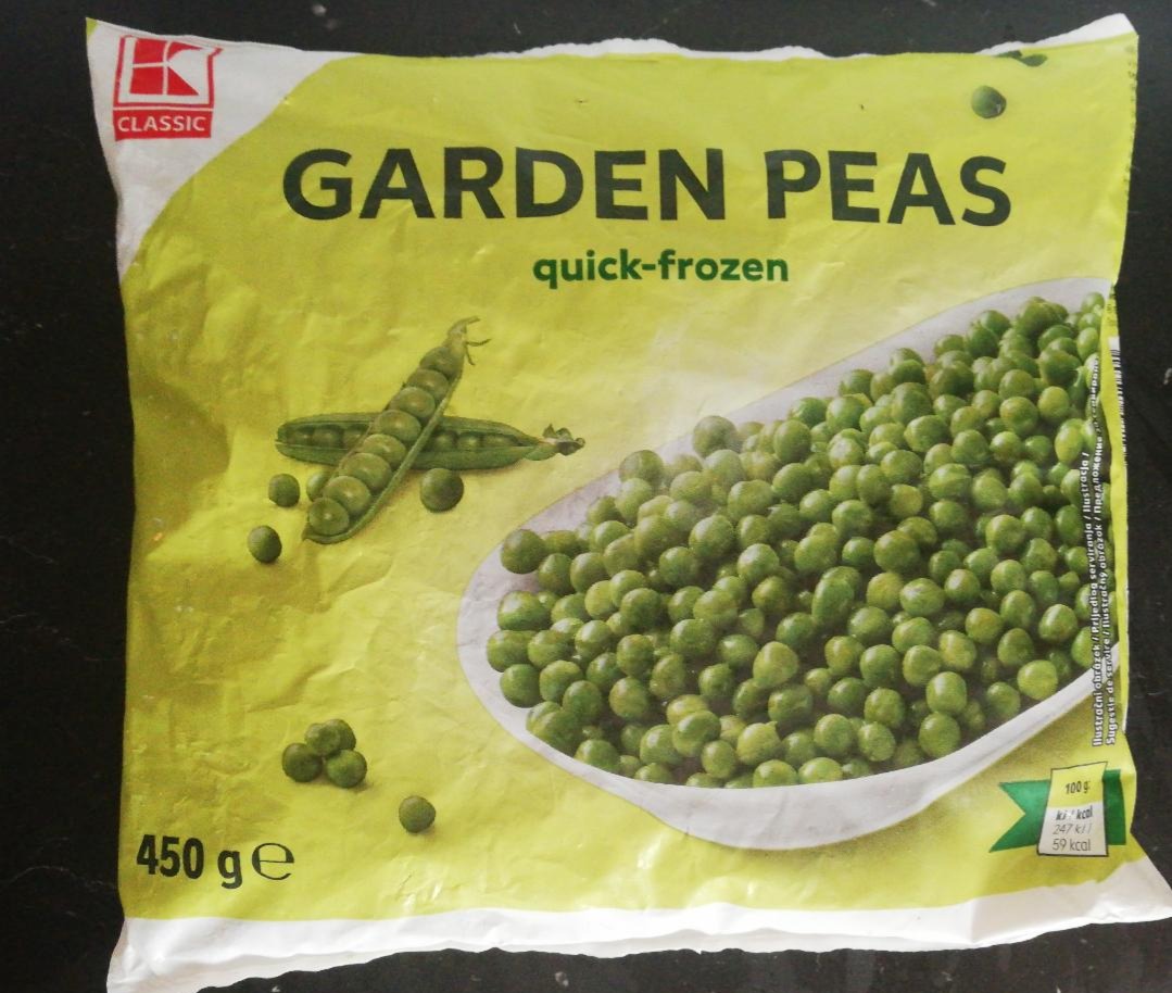 Fotografie - Garden peas quick-frozen K-Classic