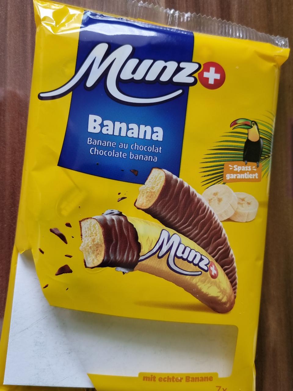 Fotografie - munz banány v čokoláde