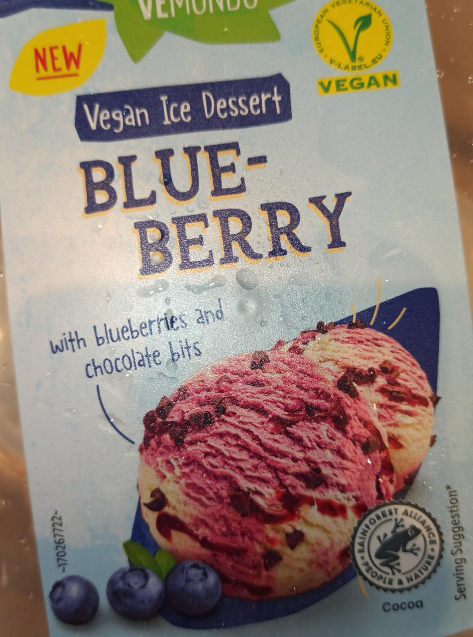 Fotografie - Vemondo Vegan Ice Dessert Blue-Berry