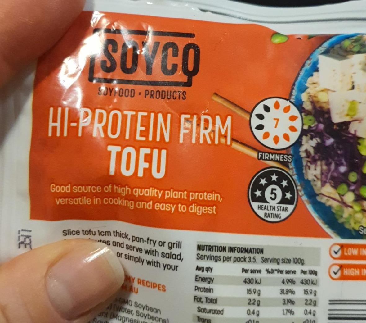Fotografie - Hi-Protein Firm Tofu Soyco