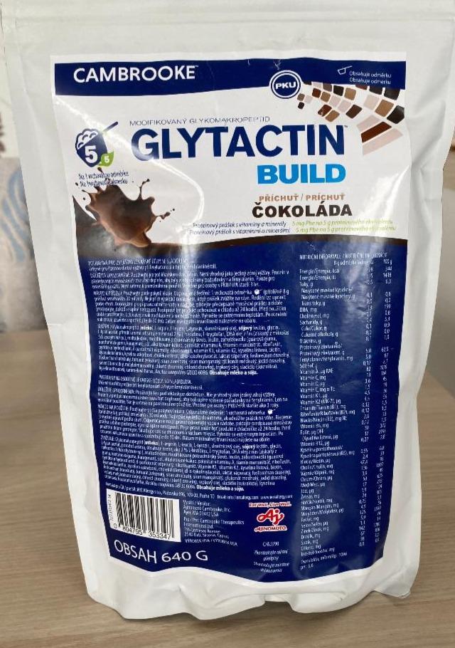 Fotografie - Glytactin Build príchuť čokoláda Cambrooke