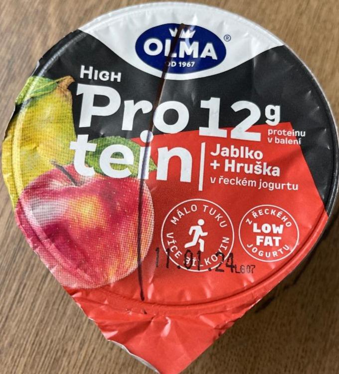 Fotografie - High Protein Jablko + Hruška v řeckém jogurtu Olma