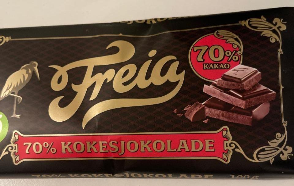 Fotografie - Kokesjokolade 70% Kakao Freia