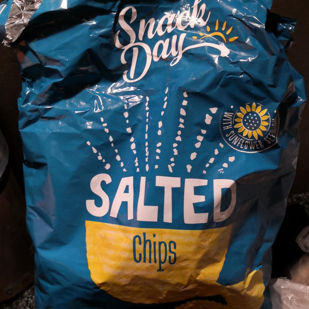 Fotografie - Salted Chips Snack Day