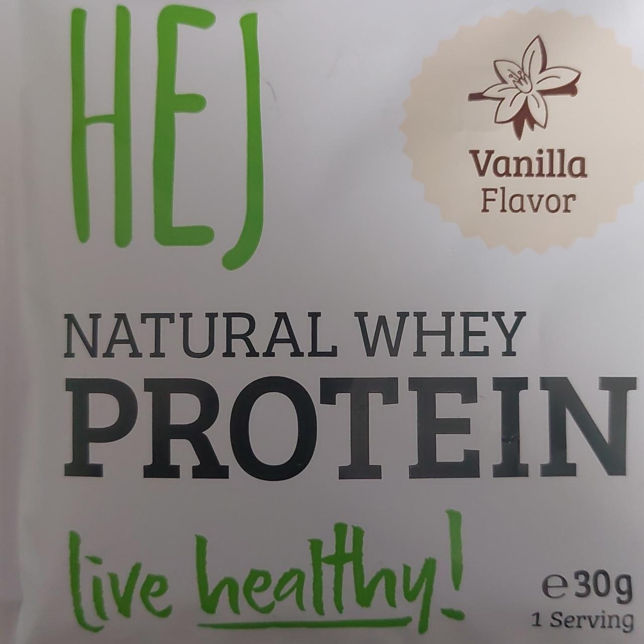 Fotografie - Natural Whey Protein Vanilla Hej