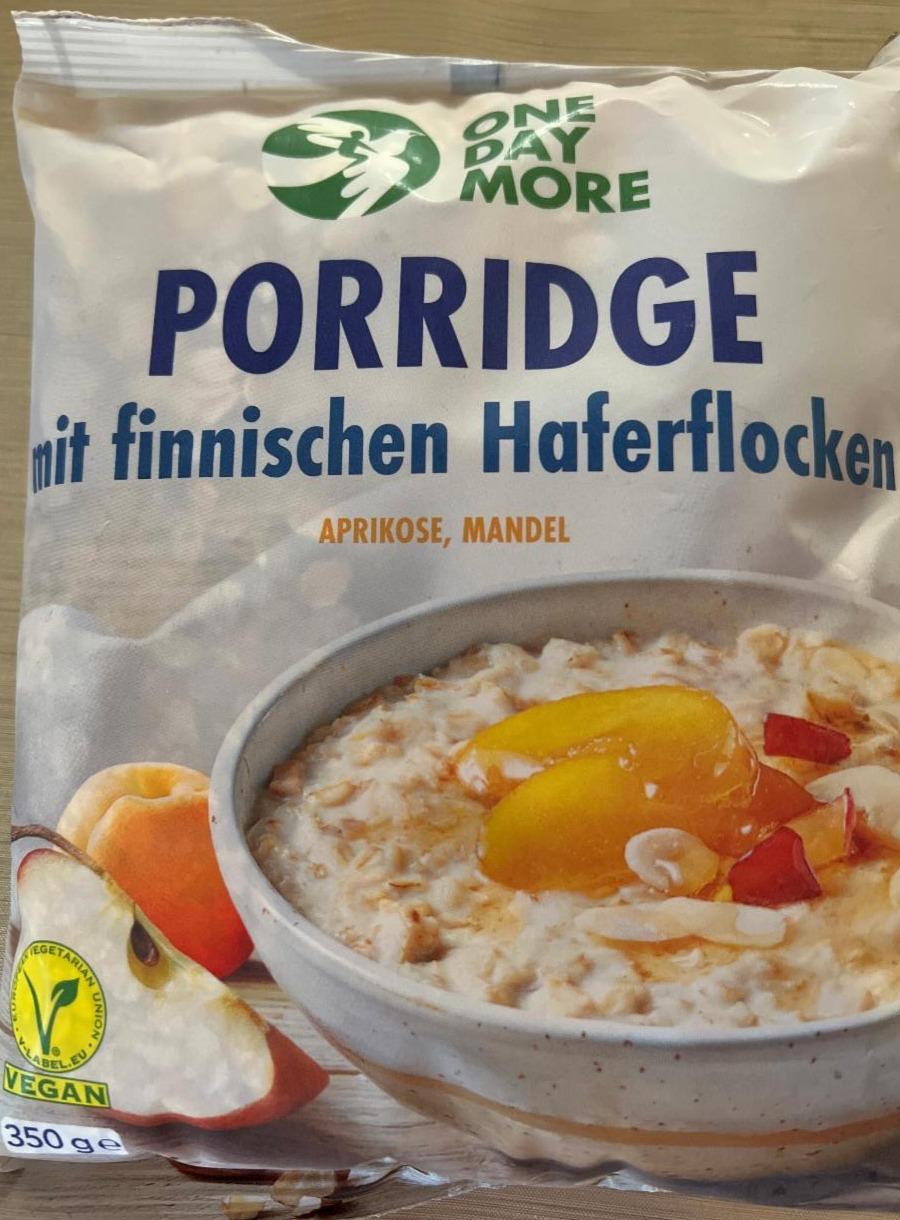 Fotografie - Porridge mit finnischen Haferflocken Aprikose, Mandel OneDayMore