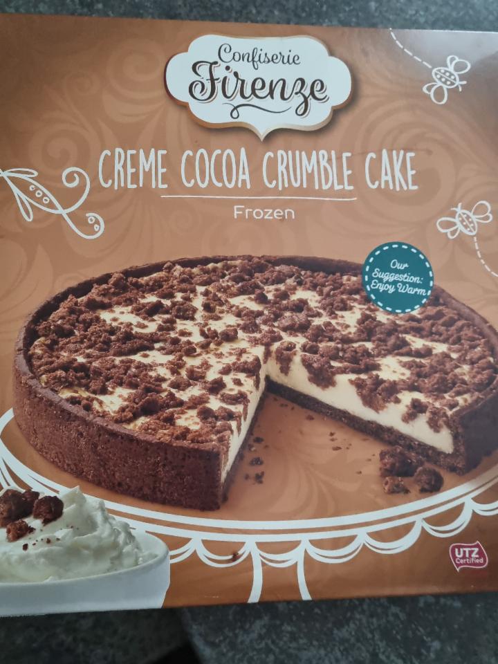 Fotografie - Confiserie Firenze Creme Cocoa Crumble Cake