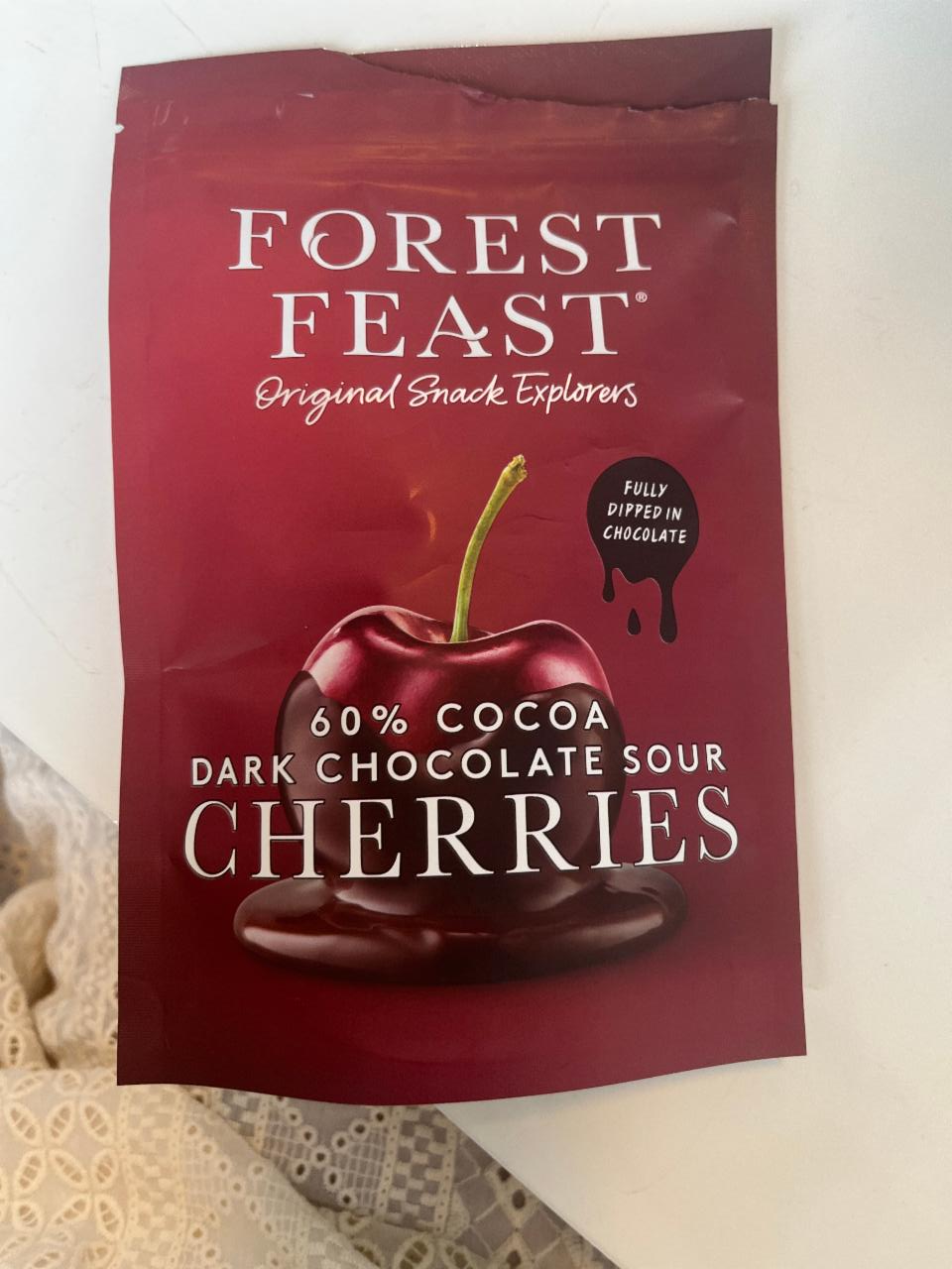 Fotografie - forest fruit cherries drak chocolate sour 60%