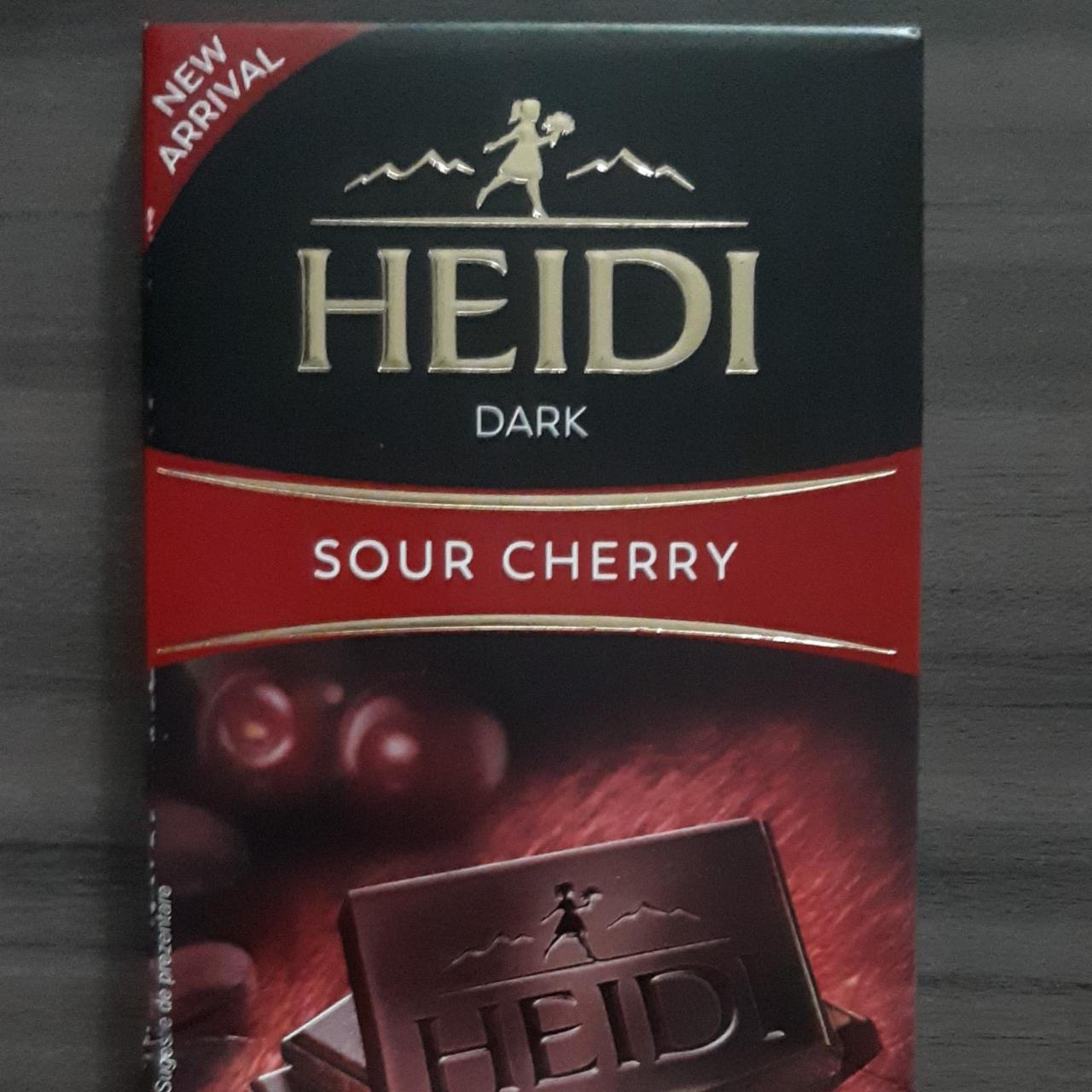 Fotografie - Heidi Dark chocolate with sour cherry