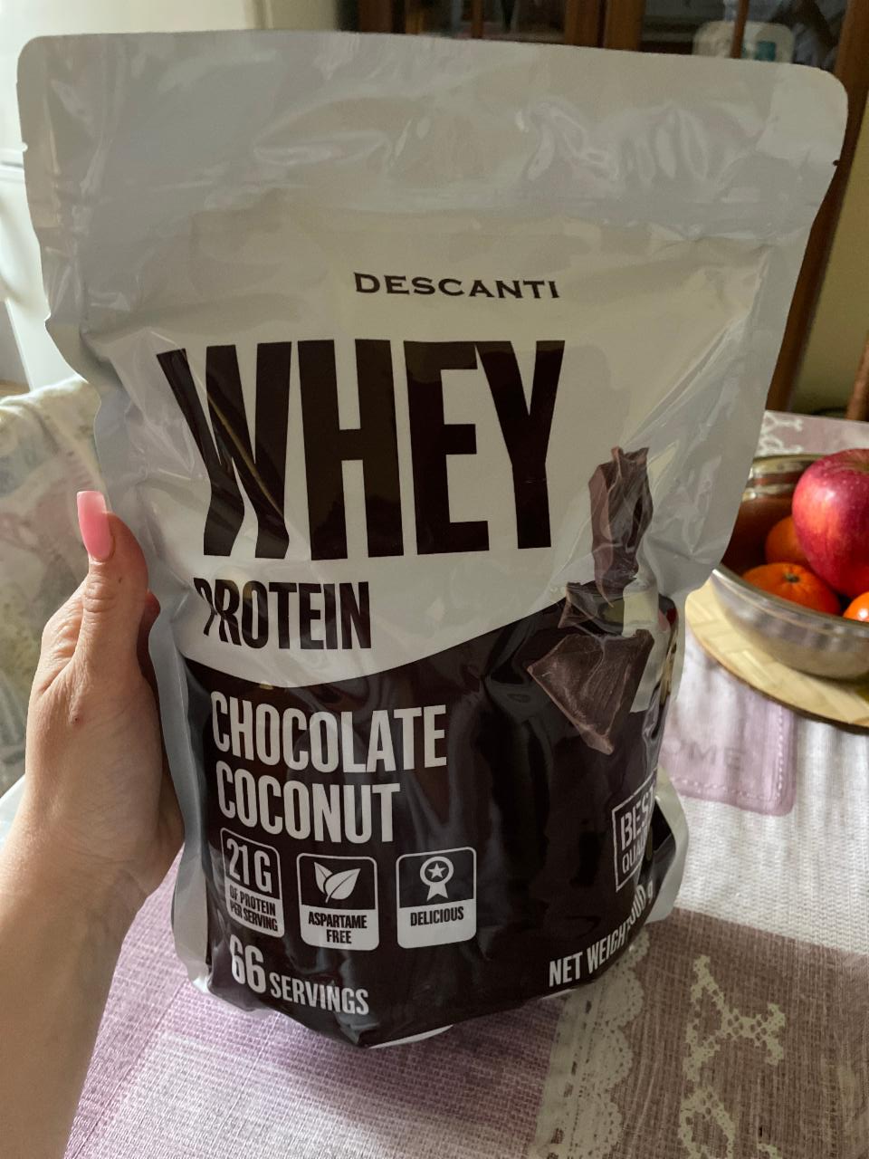Fotografie - Whey protein Chocolate coconut Descanti