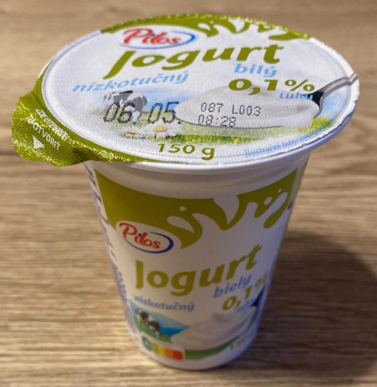 Fotografie - Jogurt bílý nízkotučný 0,1% tuku Pilos