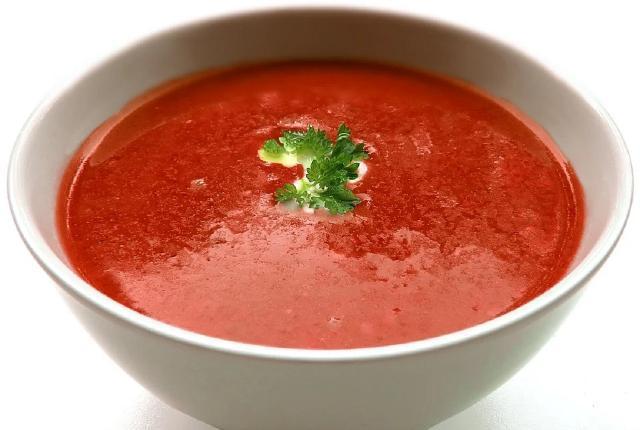 Fotografie - polievka rajčinová / paradajková s ryžou