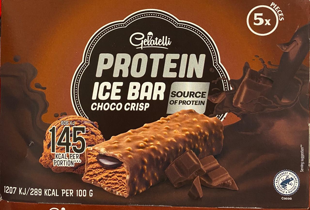 Fotografie - Protein ice bar Choco crisp Gelatelli