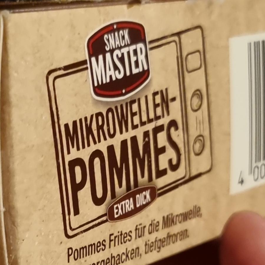 Fotografie - Mikrowellen - Pommes Snack Master