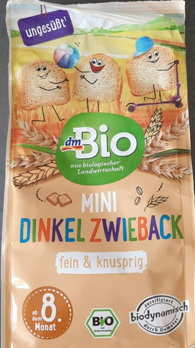 Fotografie - Špaldové mini suchary Mini Dinkel Zwieback dmBio