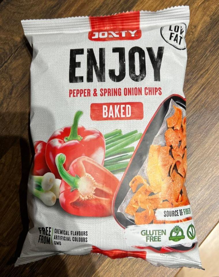 Fotografie - Enjoy Pepper & spring onion chips Baked Joxty
