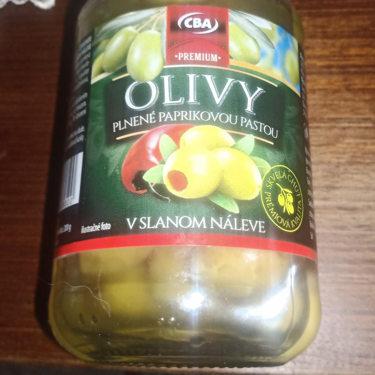 Fotografie - Olivy plnené paprikovou pastou CBA Premium