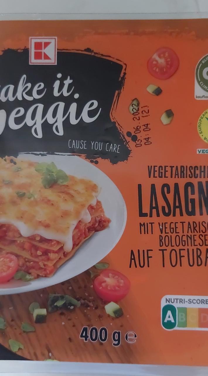 Fotografie - vegetarische lasagne