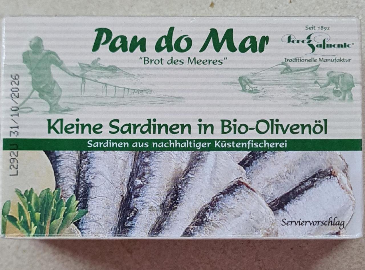 Fotografie - Kleine Sardinen in Bio-Olivenöl Pan do Mar