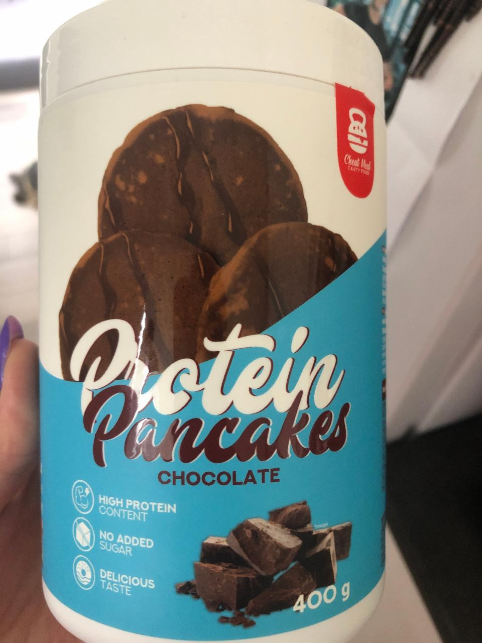 Fotografie - Protein Pancakes Chocolate Cheat Meal